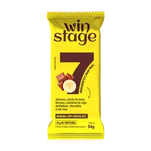 Barra Proteica Winstage Banana c/ Chocolate 54g