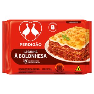 Lasanha Perdigão à Bolonhesa Congelada 350g