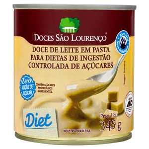 Doce de Leite São Lourenço Zero Açúcar 345g