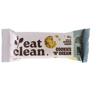 Barra de Proteína Eat Clean Vegana s/ Glúten/Açúcar Cookies 45g