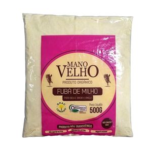 Fubá de Milho Orgânico Mano Velho Não Transgênico 500g