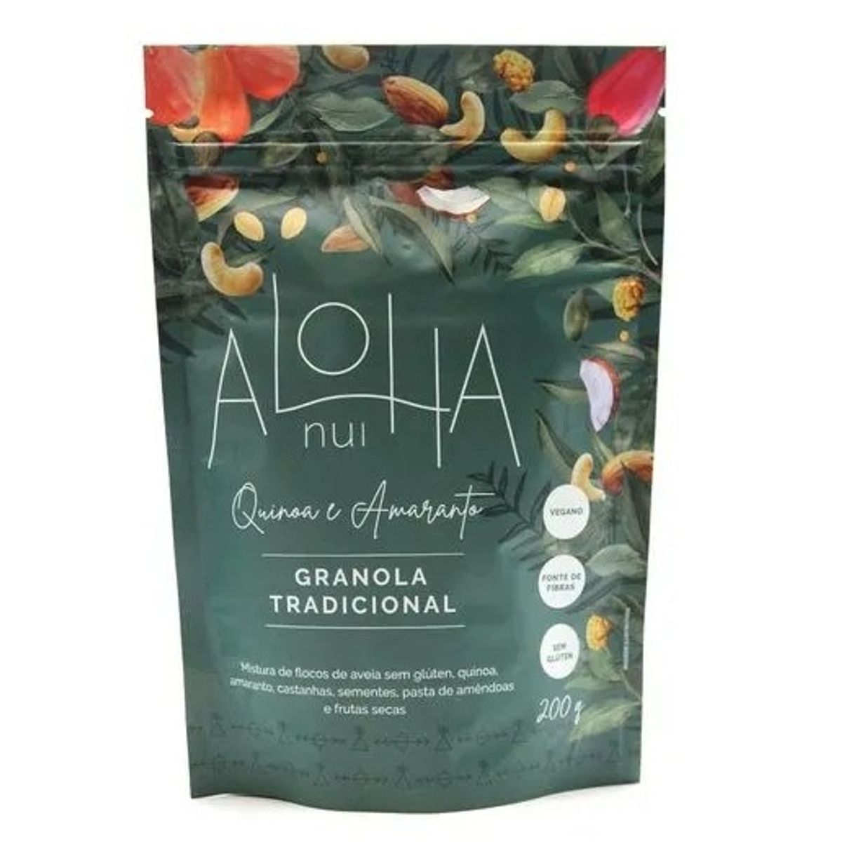 Granola Tradicional com Quinoa e Amaranto Aloha Nui 200g