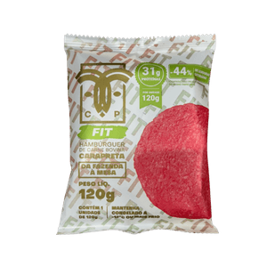 Hamburguer Bovino Carapreta Carne Fit Congelado 120g