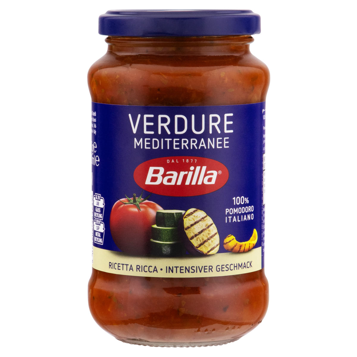 Molho de Tomate Italiano Verduras Mediterrânea Barilla 400g