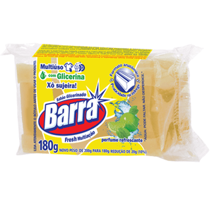 Sabão em Barra Barra Glicerinado Tradicional 180g