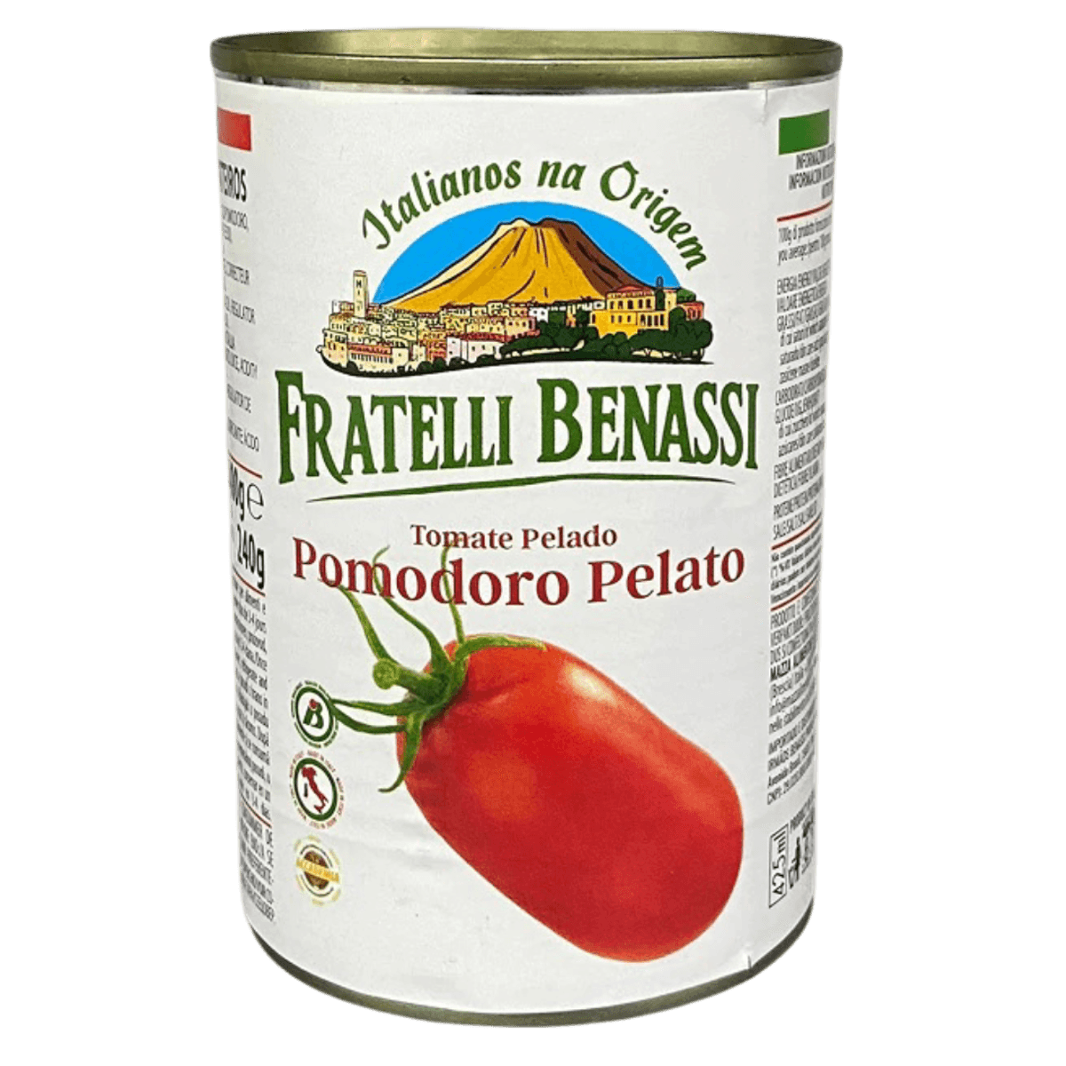 Tomate Pelado Fratelli Benassi Italiano 340g