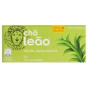 Chá Leão Capim-Cidreira Caixa 25g com 25 Unidades