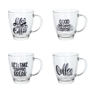 Caneca Krea Desenhos Sortida Vidro 350ml