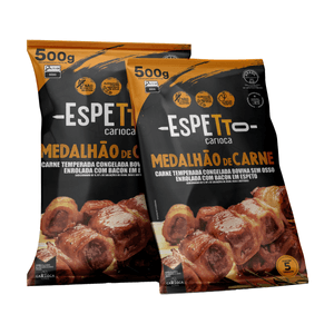 Espeto de Medalhão Bovino Espetto Carioca Congelado 500g
