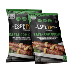 Espeto de Kafta com Queijo Espetto Carioca Congelado 500g