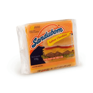 Preparo Alimentício Sandubom Cheddar Fatiado 120g