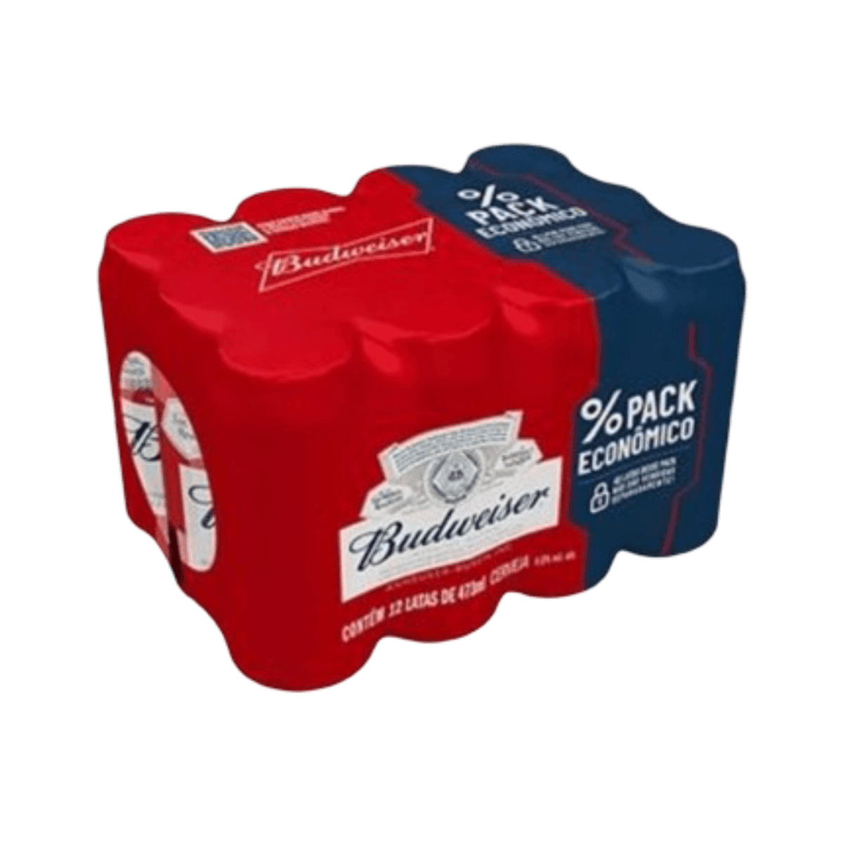Cerveja Budweiser Lata 473ml com 12 Unidades