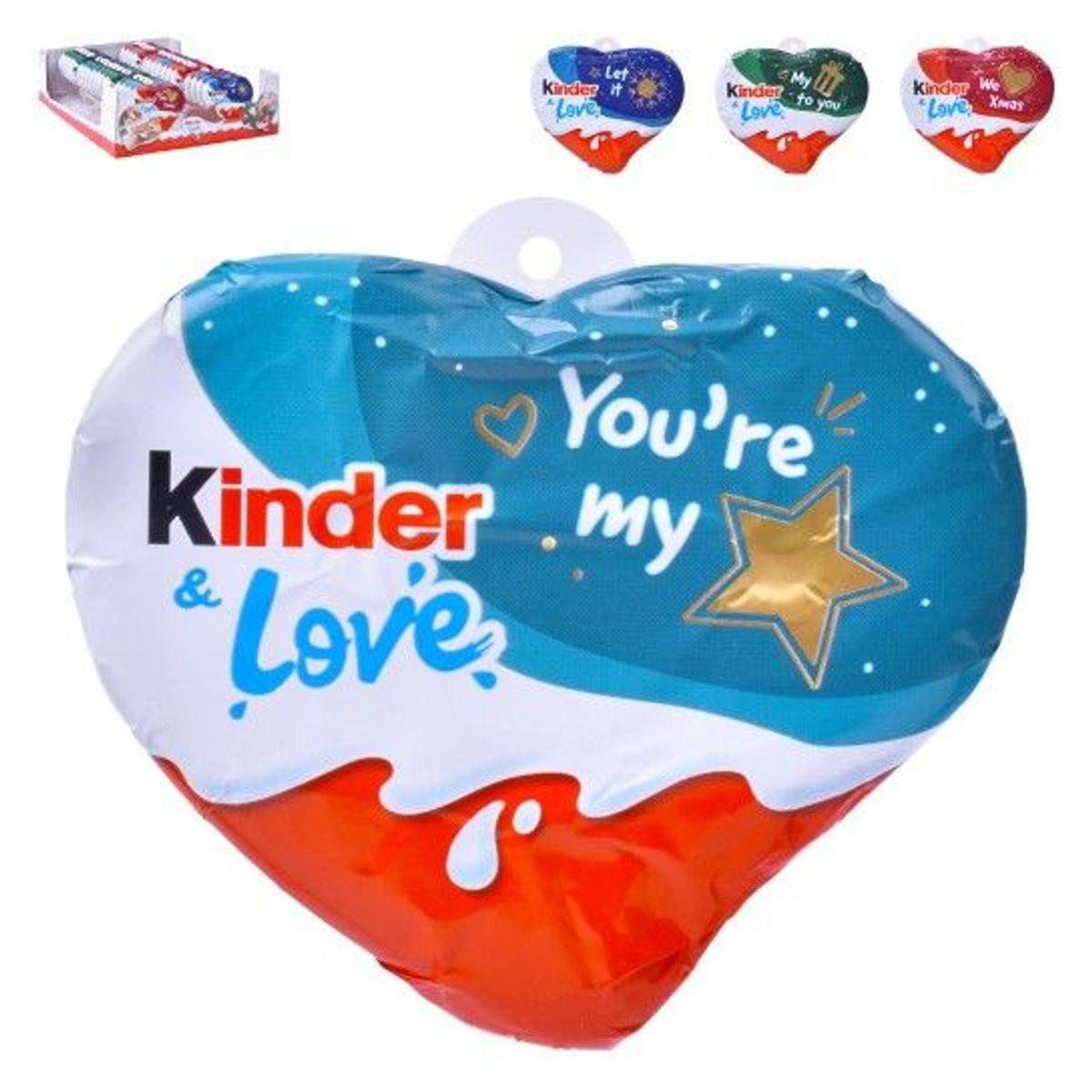 Chocolate Kinder Love Coração 37g
