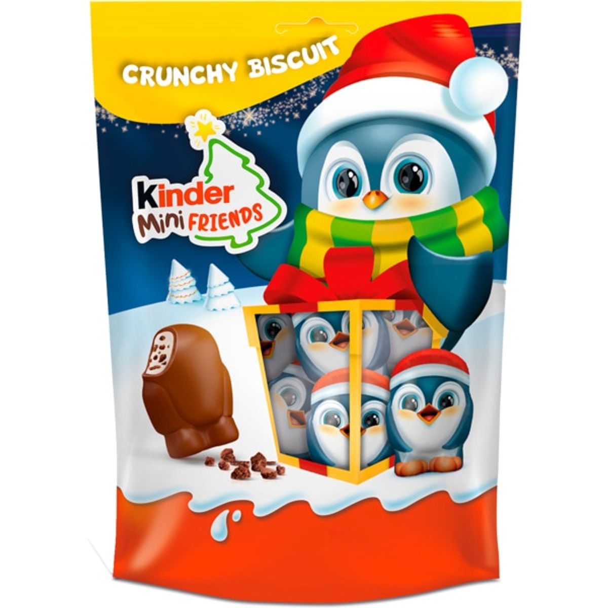 Chocolate Kinder Mini Friends Biscuit Crunchy 122g