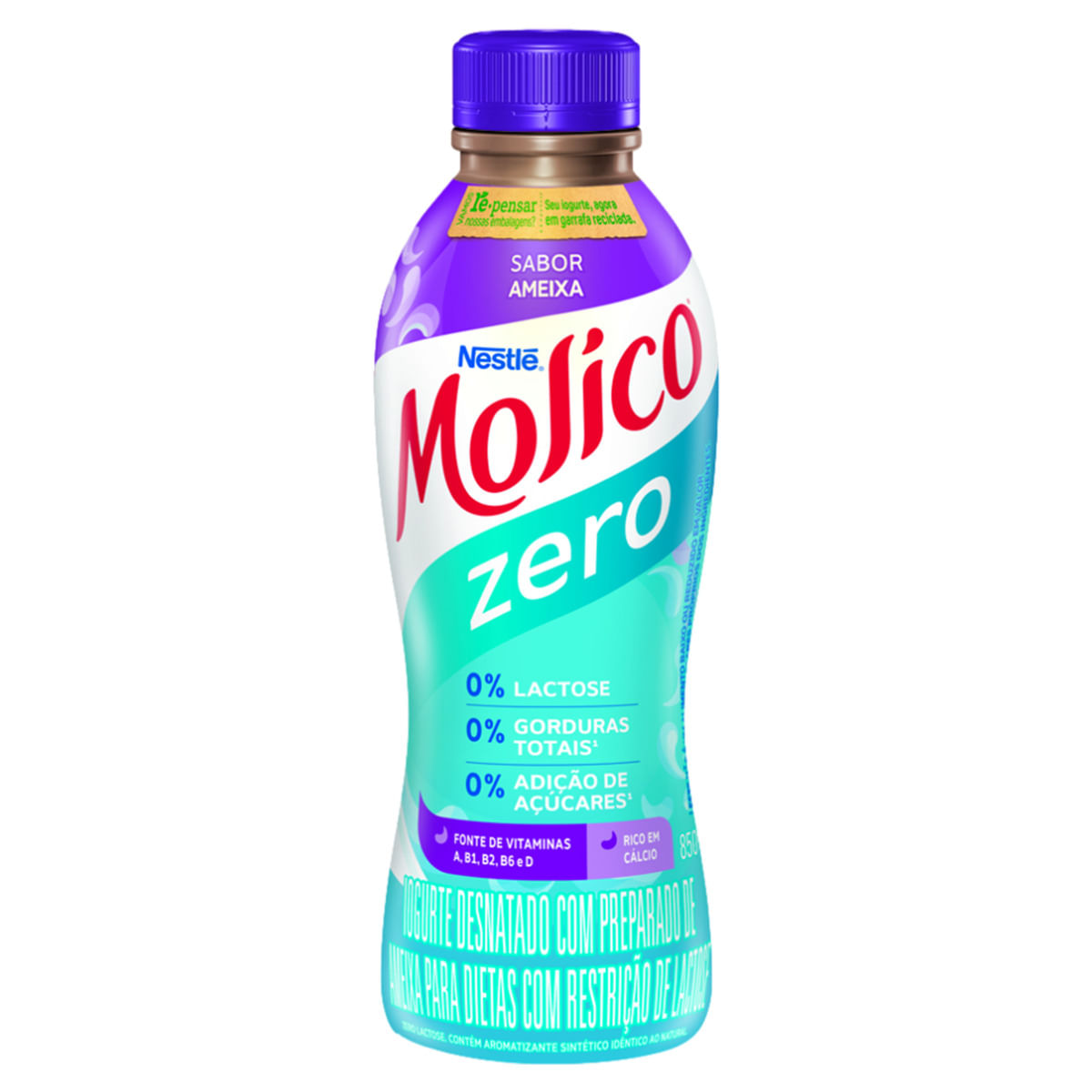 Iogurte Líquido Ameixa Sem Lactose Molico 850g