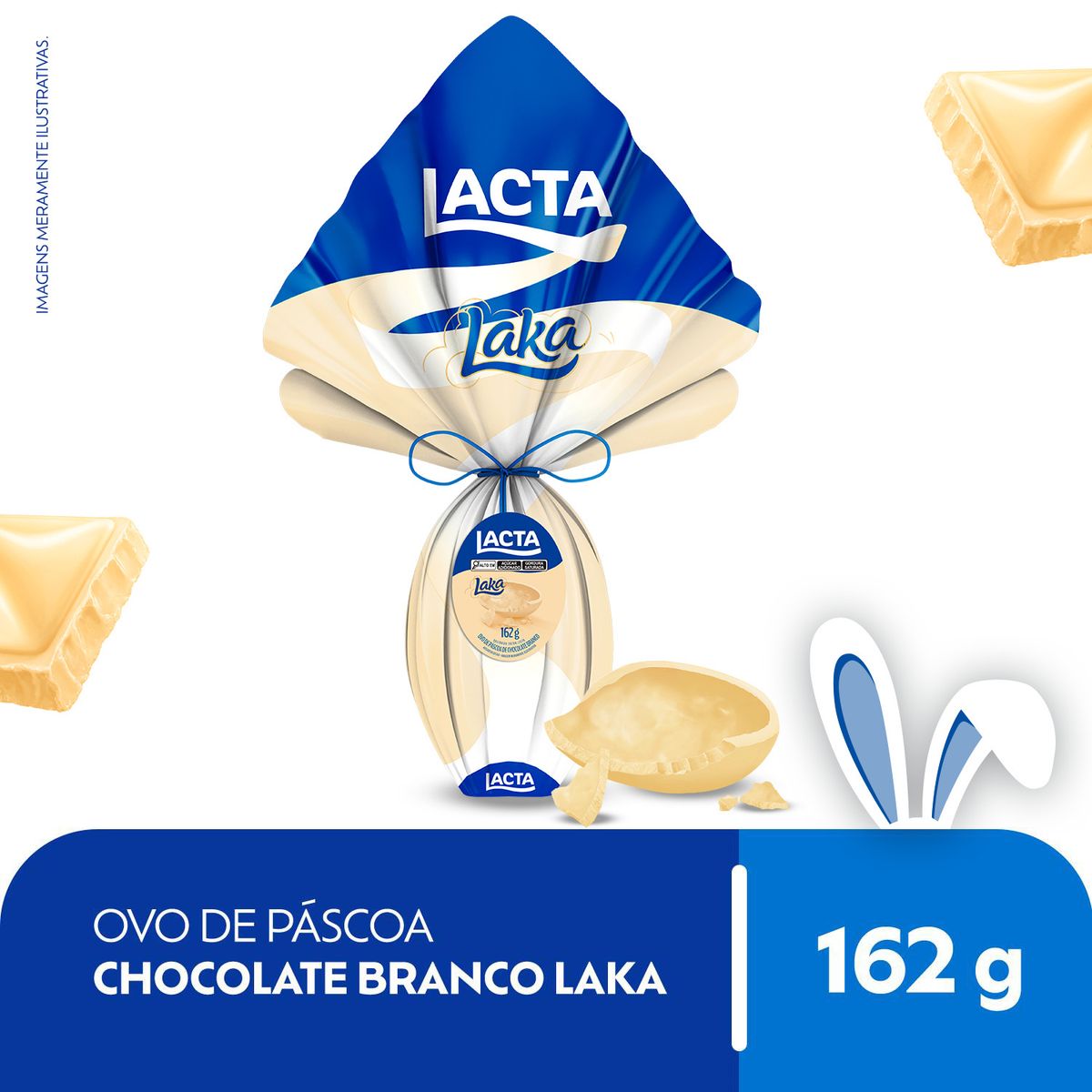 Ovo de Páscoa Lacta Laka  N.15 162g