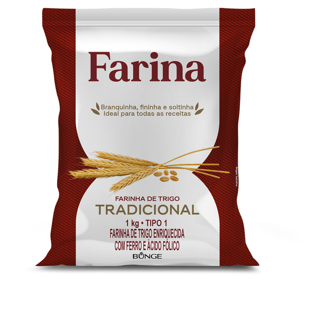 Farinha de Trigo Farina Tradicional Tipo 1 Pacote 1kg | Prezunic
