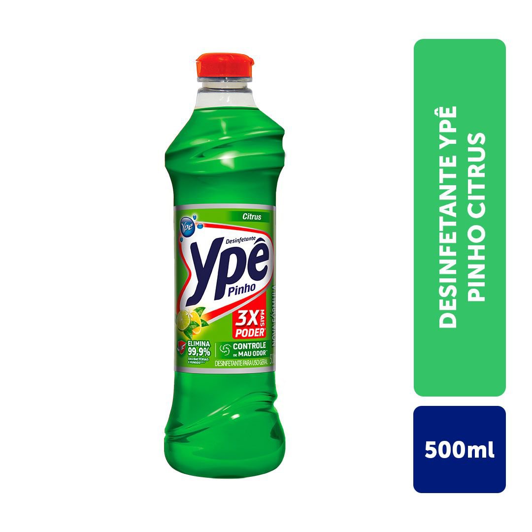 Encontraproduto.com.br - Desinfetante Ypê Pinho Citrus 500ml