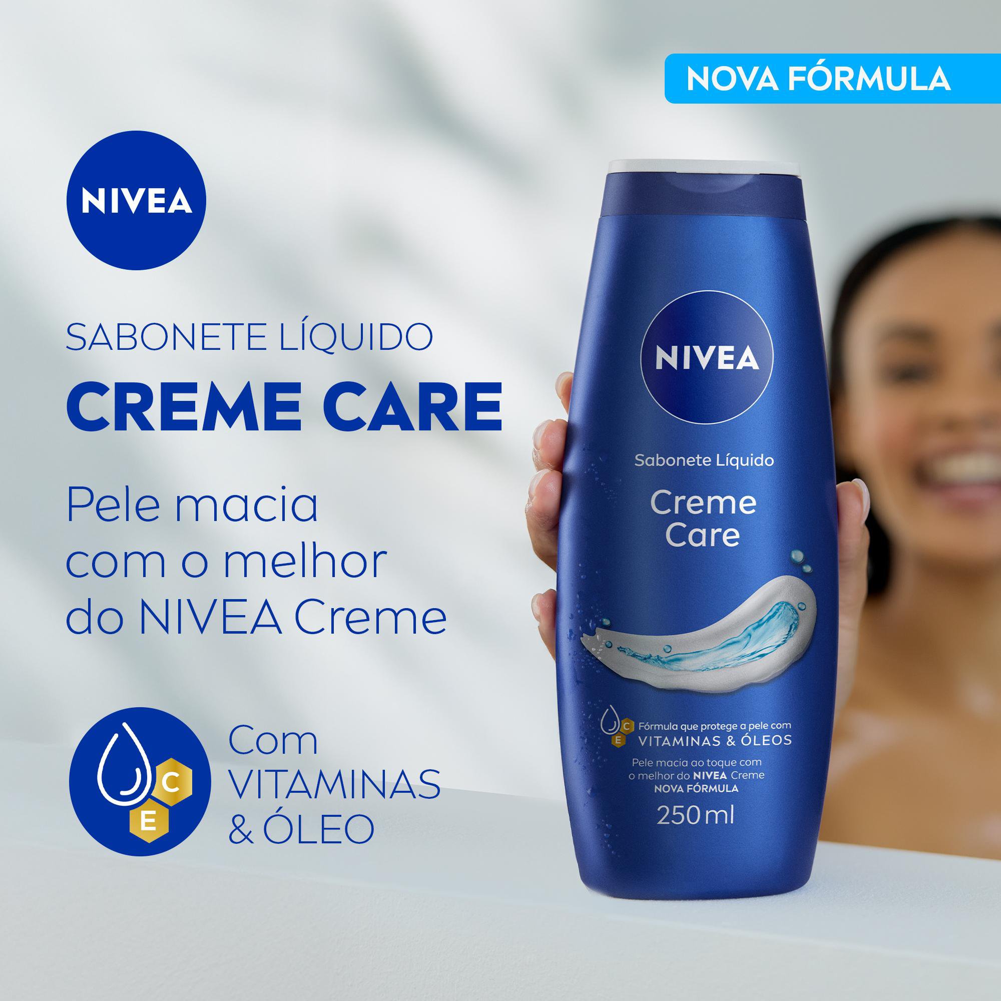 Sabonete Líquido Nivea Creme Care 250ml | Prezunic