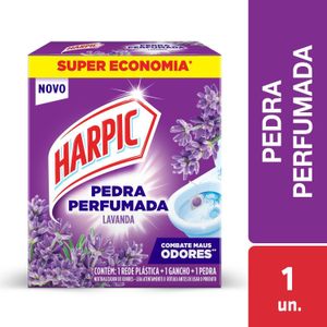 Neutralizador de Odores Pedra Perfumada Harpic Lavanda Super Economia