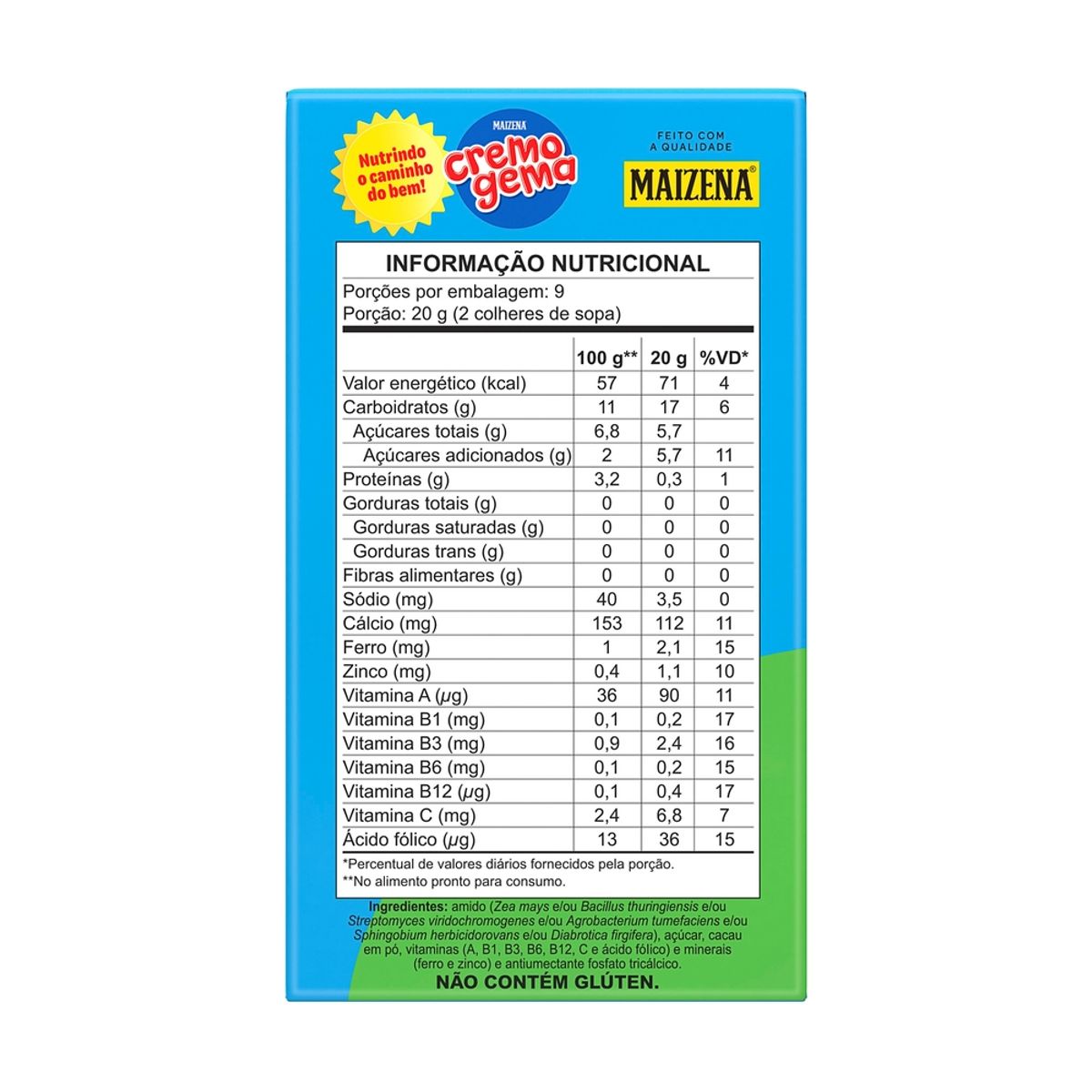 Cremogena Chocolate Maizena 180g | Prezunic