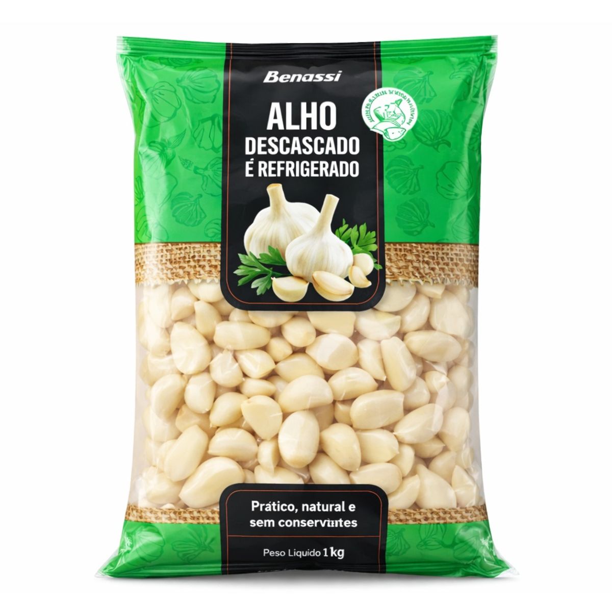 Alho Benassi Descascado Refrigerado 1Kg