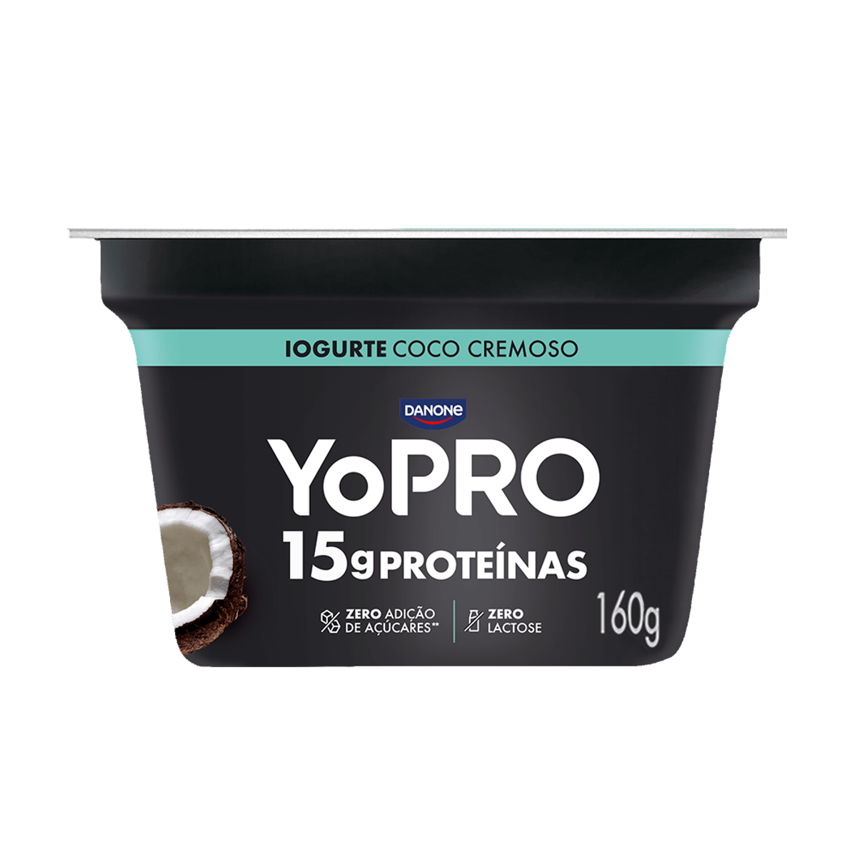 IOGURTE YOPRO 15G PROTEINAS COCO CREMOSO 160G