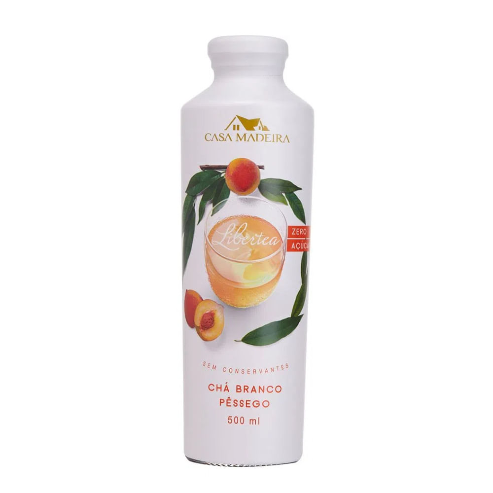 Chá Branco Casa Madeira c/ Pêssego 500ml | Prezunic