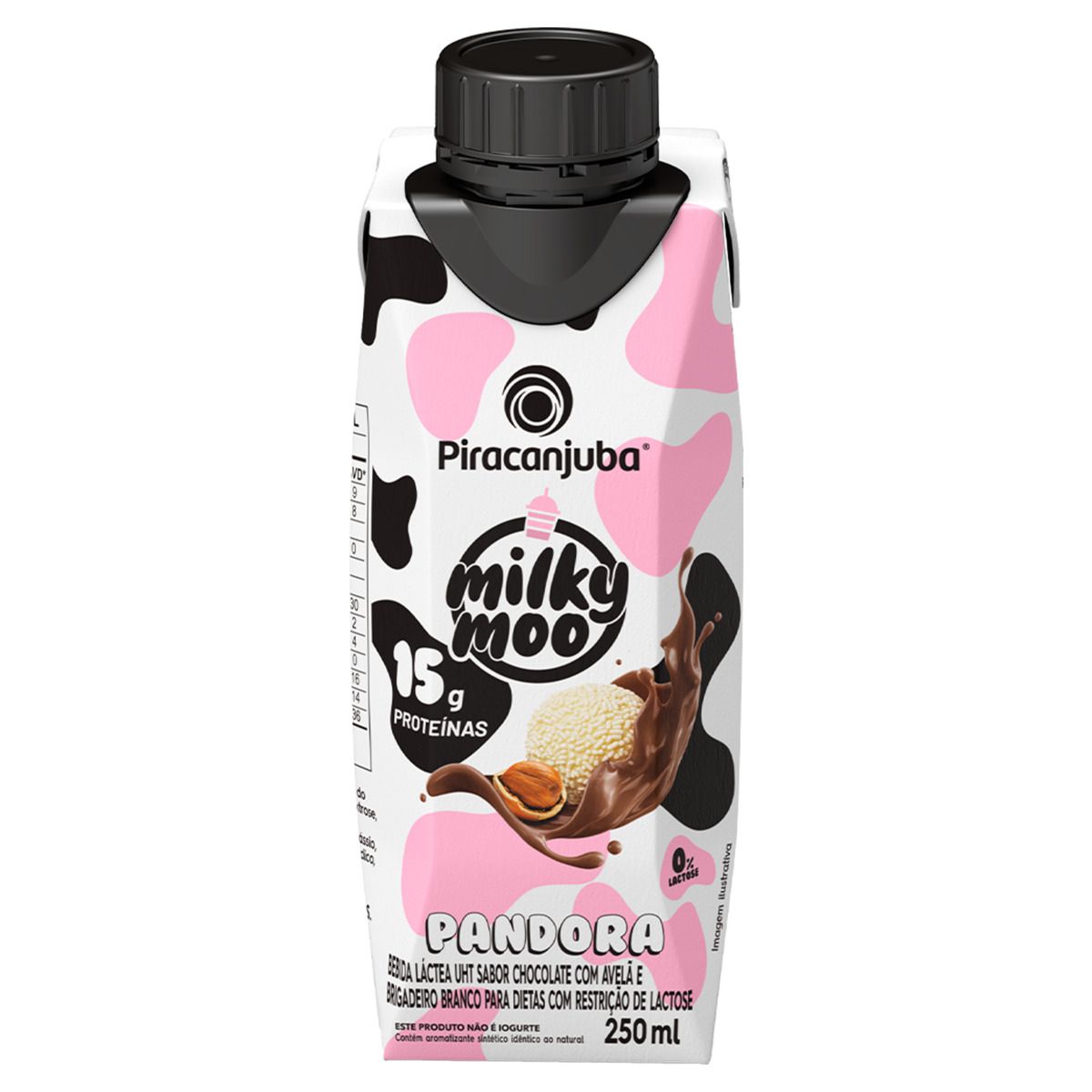 Bebida Láctea UHT Piracanjuba Milky Moo Zero Lactose Pandora Caixa