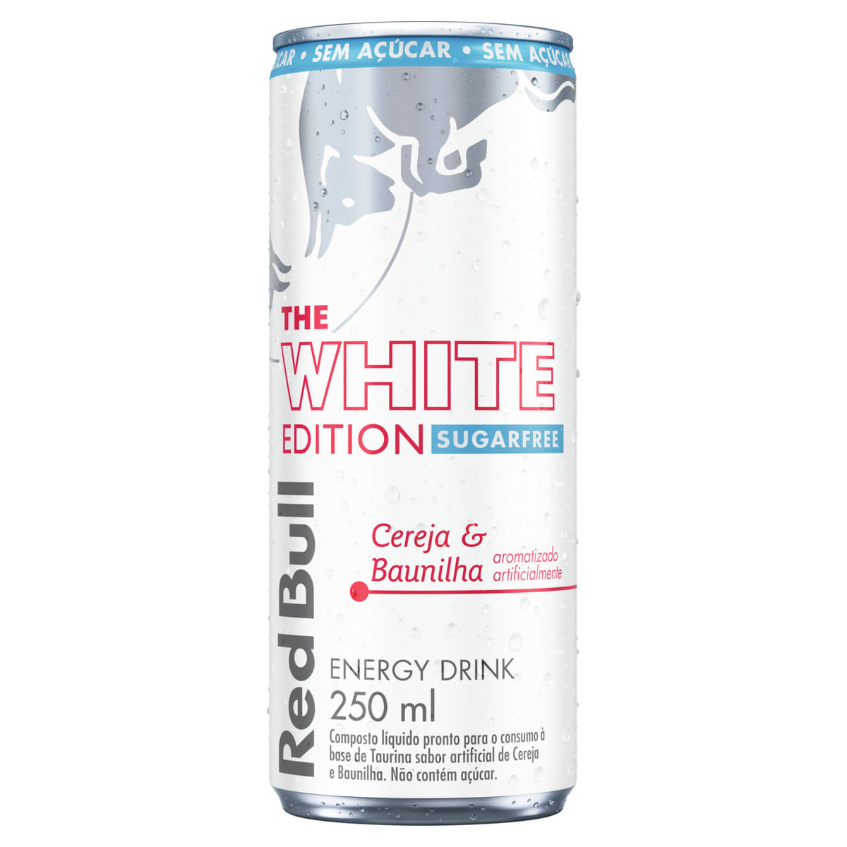 Energético Red Bull Zero Açúcar Cereja & Baunilha Lata 250ml