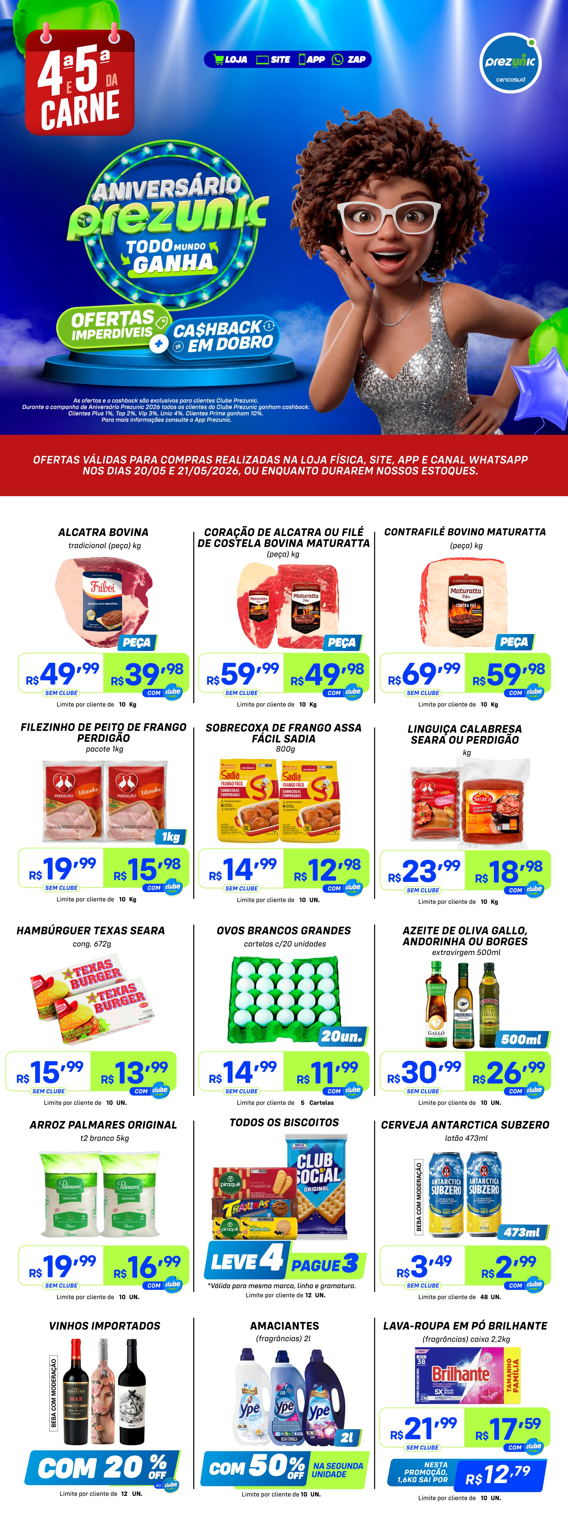 4° e 5° da Carne | Ofertas de 20 a 21/05