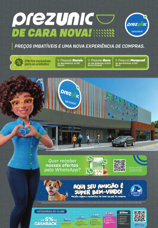 EXCLUSIVO nas lojas Barra, Recreio e Marapendi | 01/07 a 31/07
