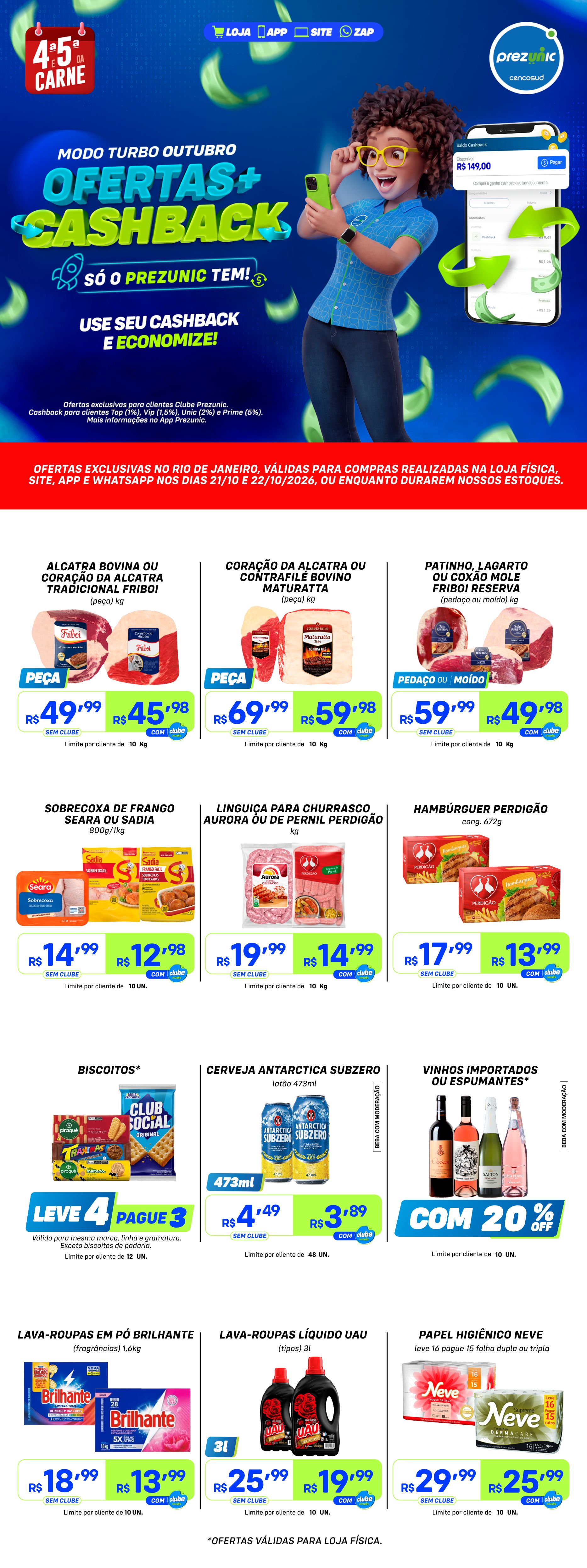 4° e 5° da carne