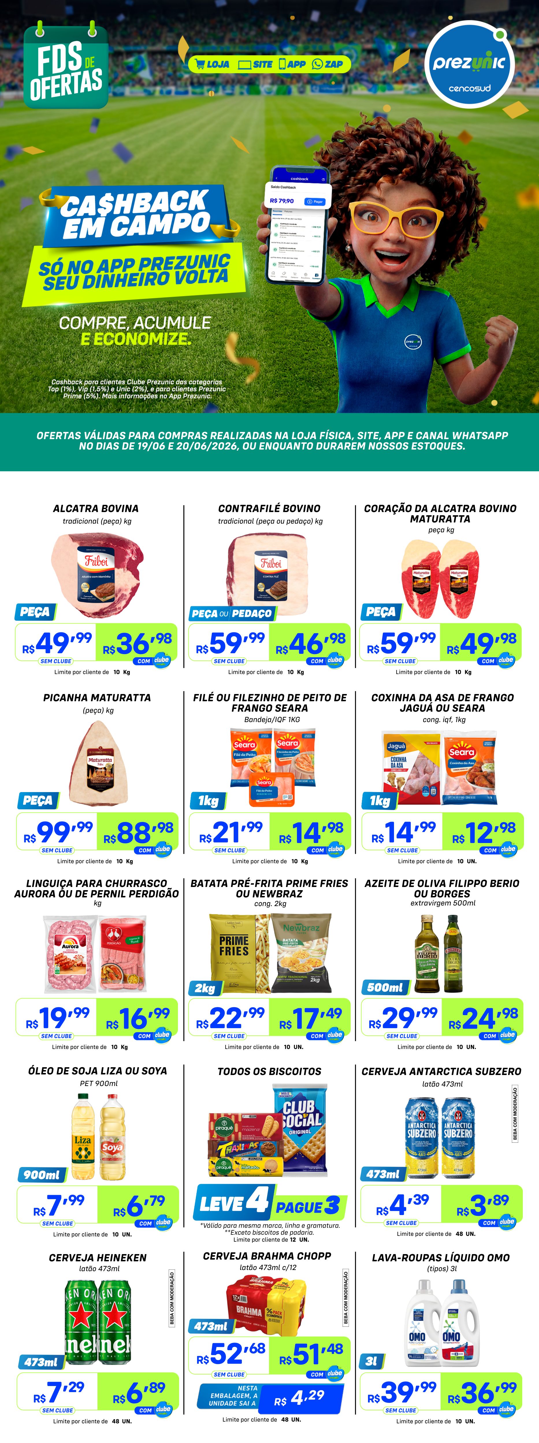 Fim de Semana | Ofertas de 19 e 20/06