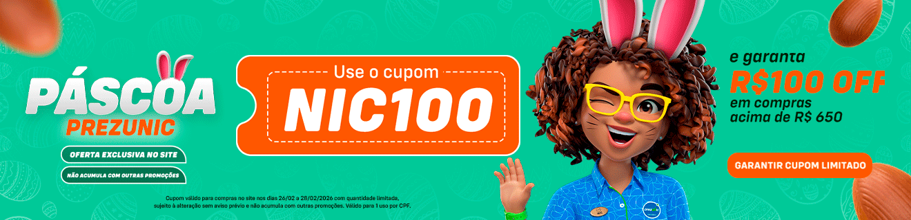 CUPOM PREZUNIC - NIC100