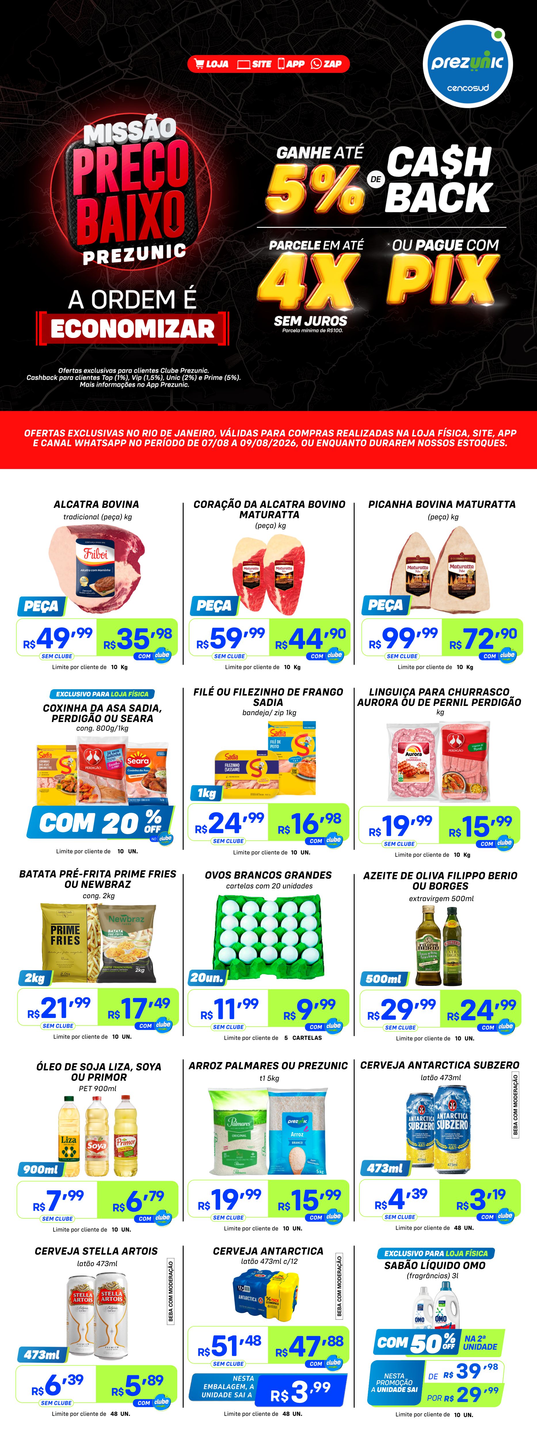 MISSÃO PREÇO BAIXO | Ofertas de 07 a 09/08