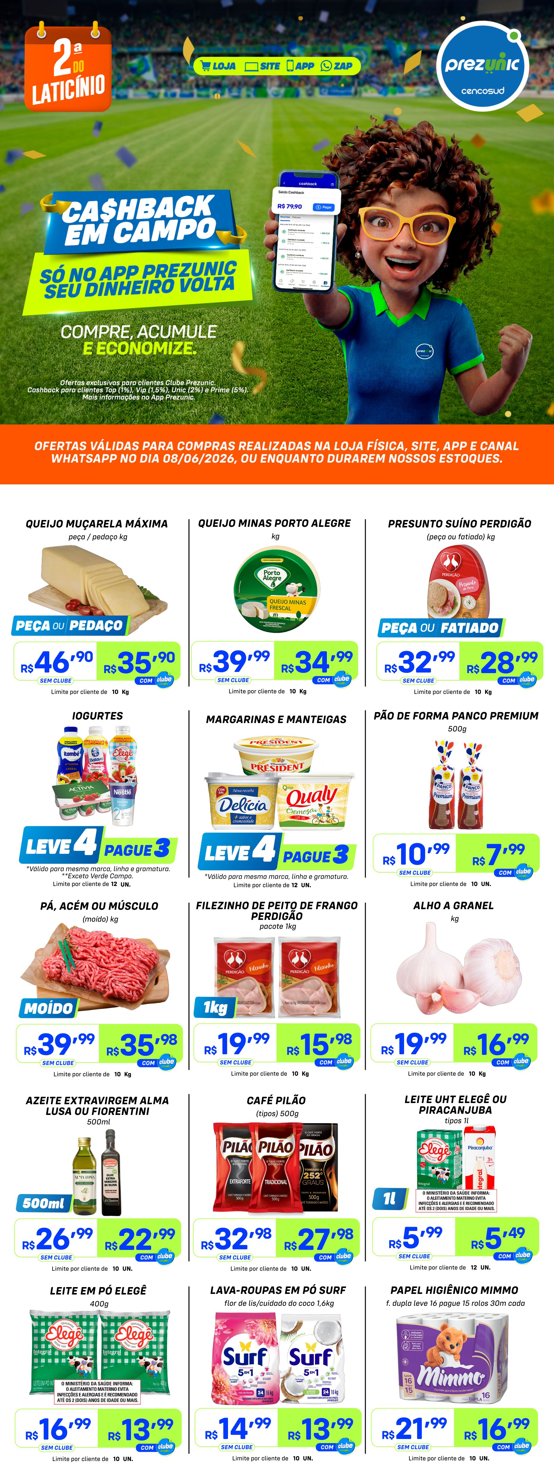 2° dos Laticínios | Ofertas de 08/06