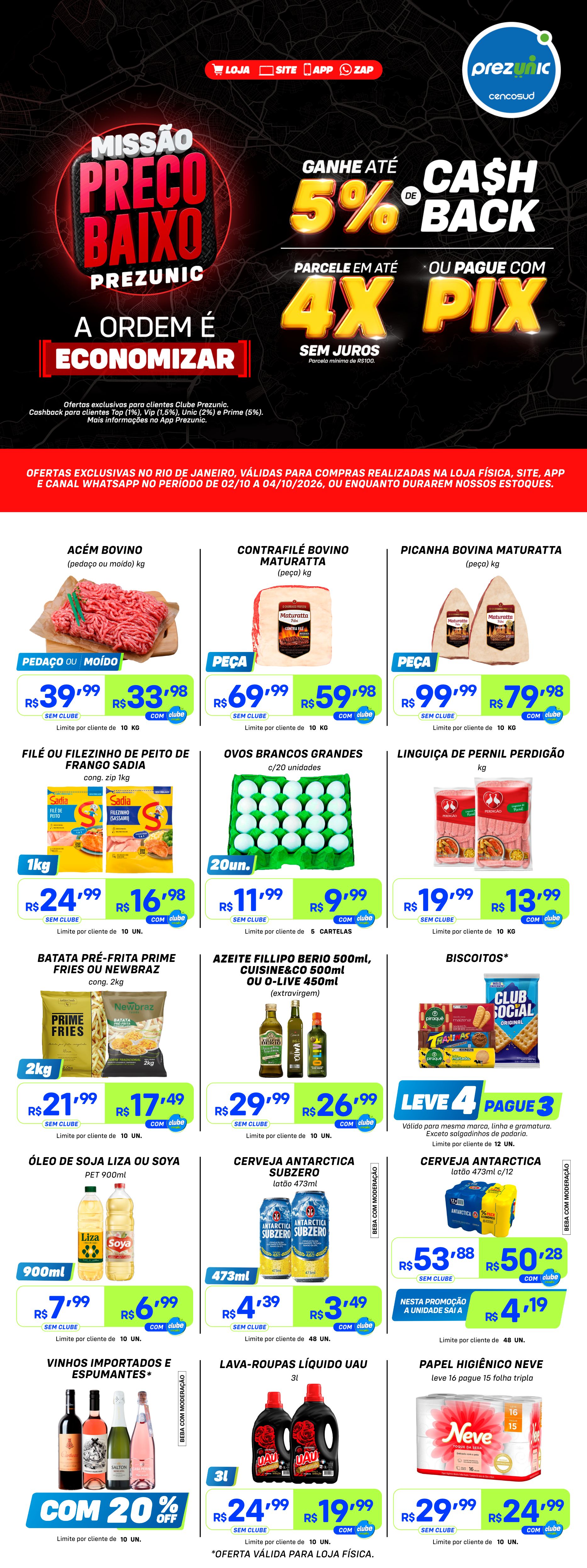 Missão preço baixo 