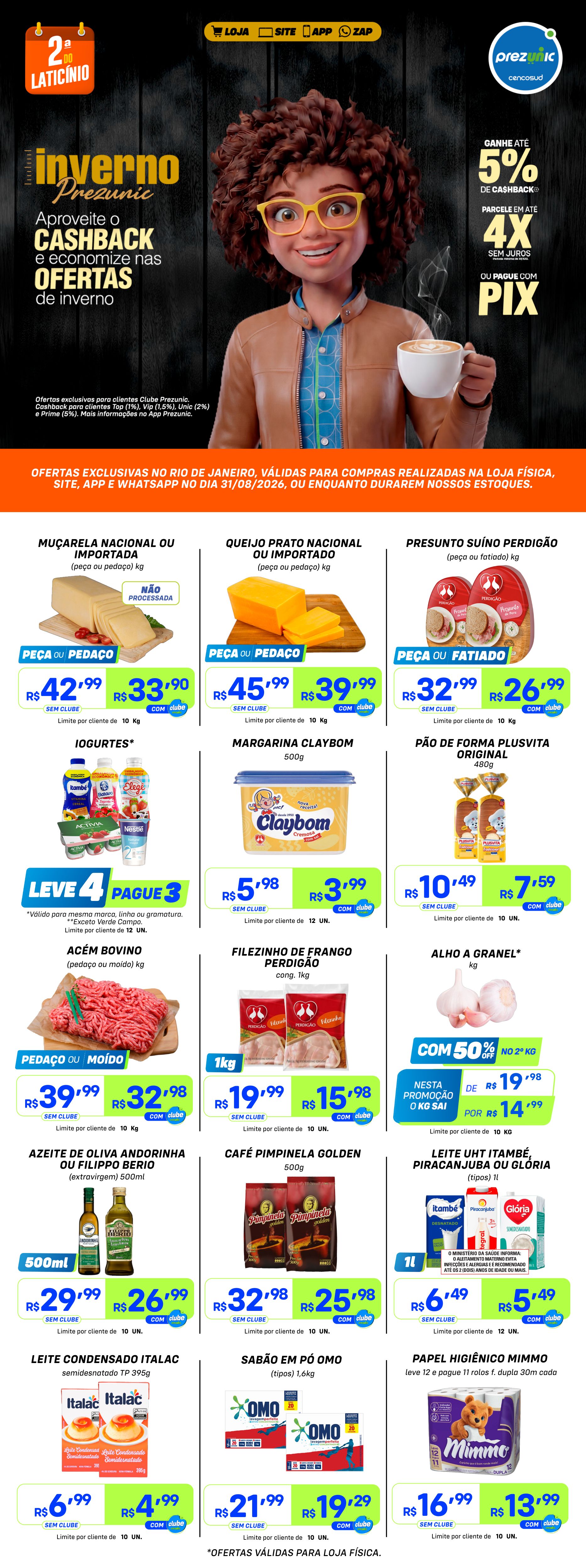 2ª do Laticínio | Ofertas de 31/08