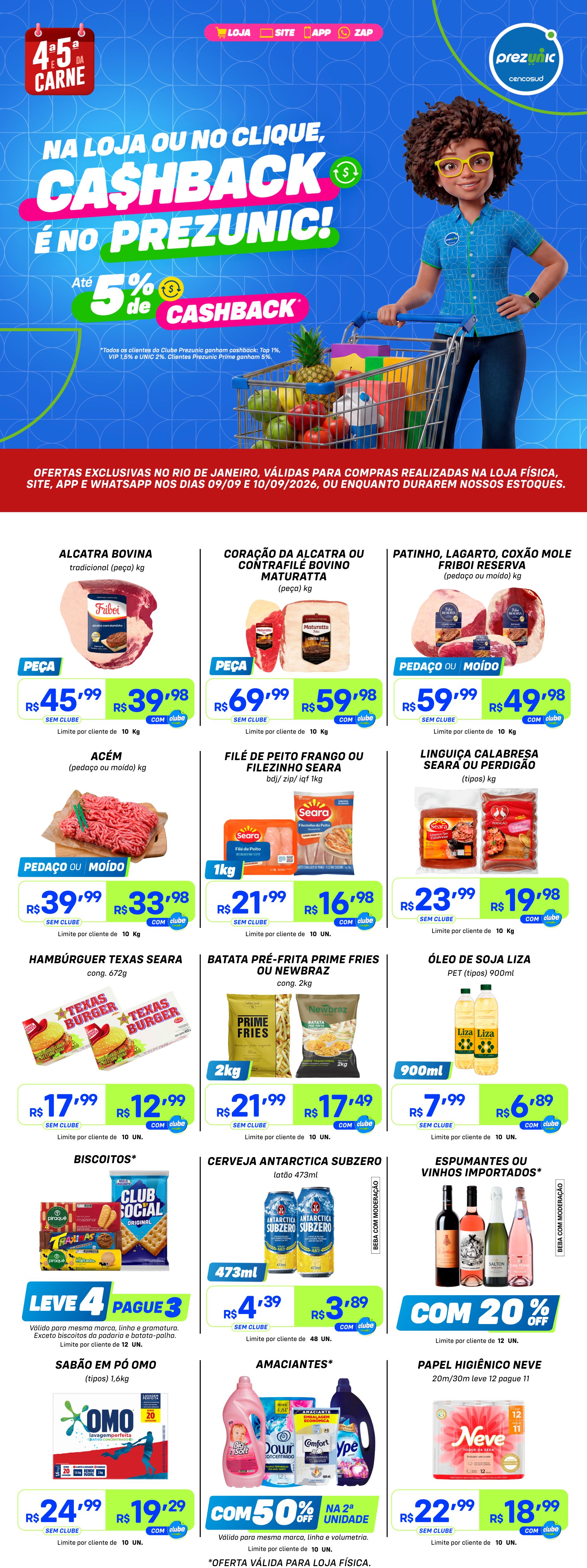 4ª e 5ª da Carne | Ofertas de 09 a 10/09