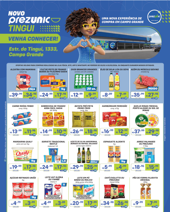 Ofertas Prezunic Tingui: De 03/02 a 03/03