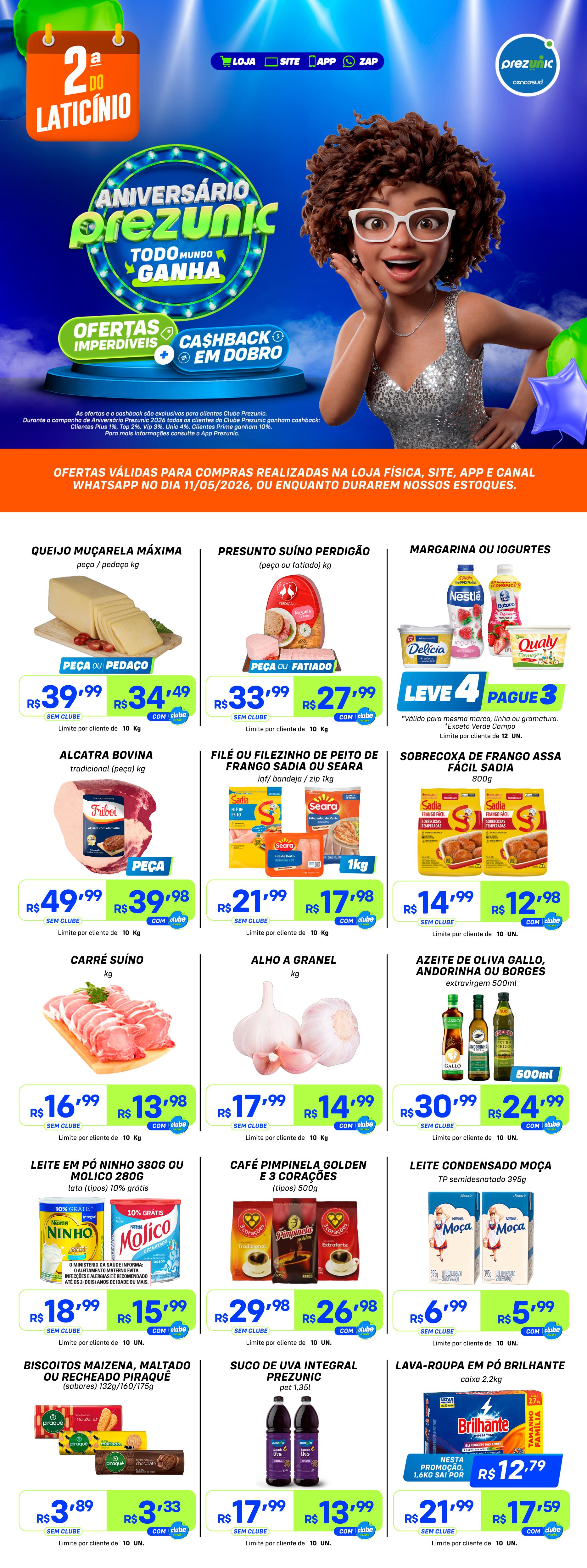 2° do laticínio - Ofertas de 11/05