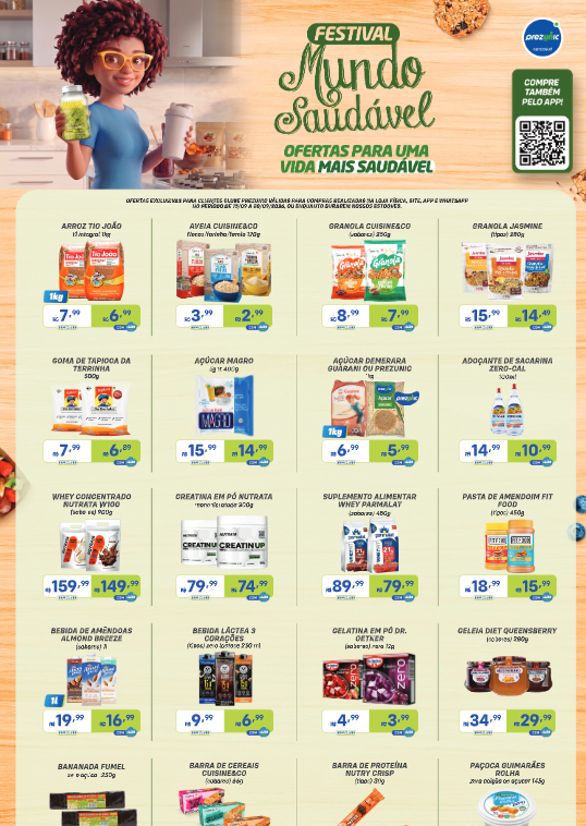 Mundo Saudável Ofertas EXCLUSIVAS para as lojas: Tingui, Catumbi, Campinho, Penha, Olaria, Itaoca, Campo Grande, Caxias Centro, Vista Alegre e Nilópolis | 15 a 30/09