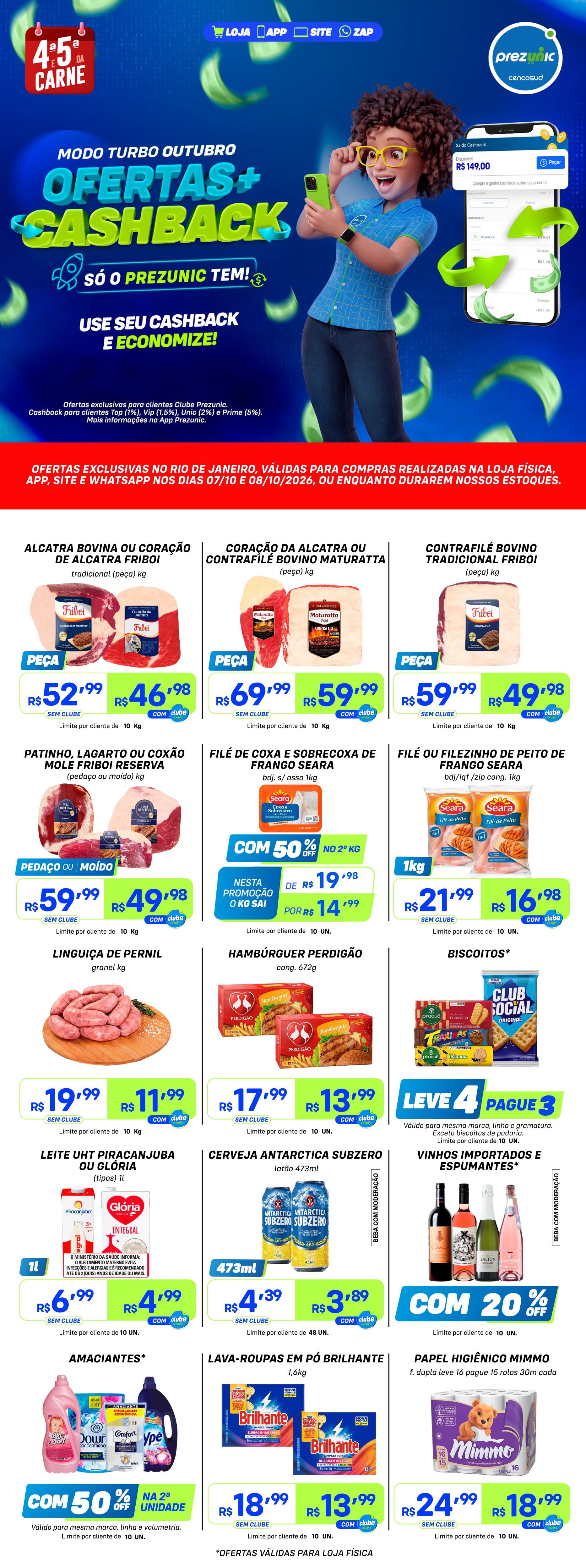 4° e 5 da carne