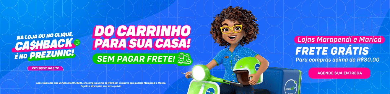 Frete Grátis acima de R$80,00