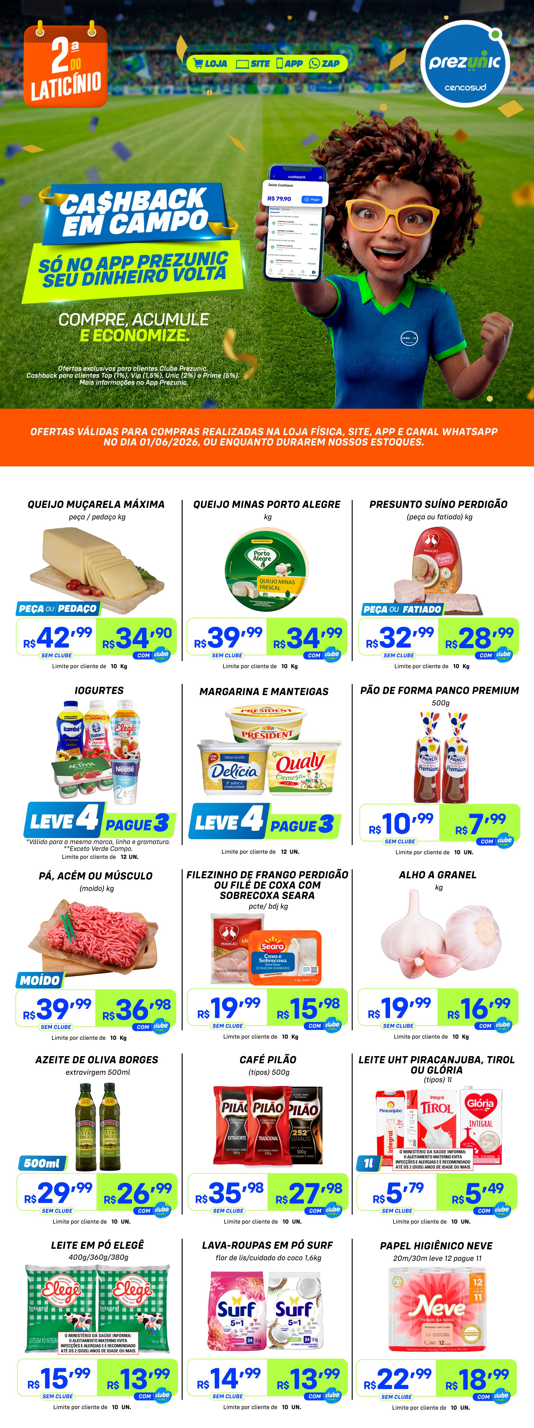 2° dos Laticínios | Ofertas de 01/06