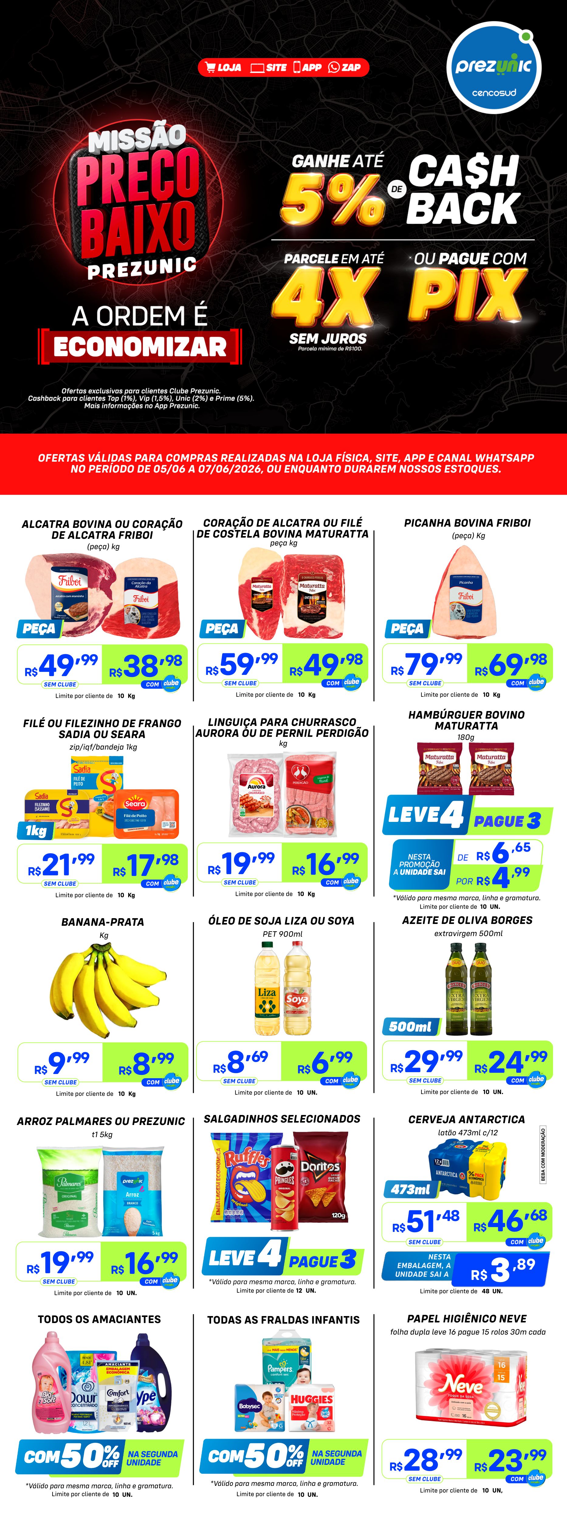 FDS Missão Preço Baixo | Ofertas de 05 a 07/06 